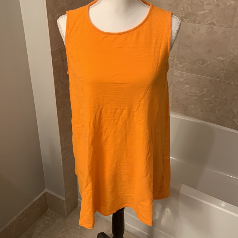 Tangerine Shift Dress - Picture 2 of 11